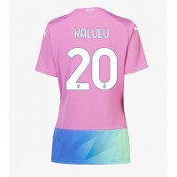 AC Milan Pierre Kalulu #20 Tredje Tröja Dam 2023-24 Kortärmad